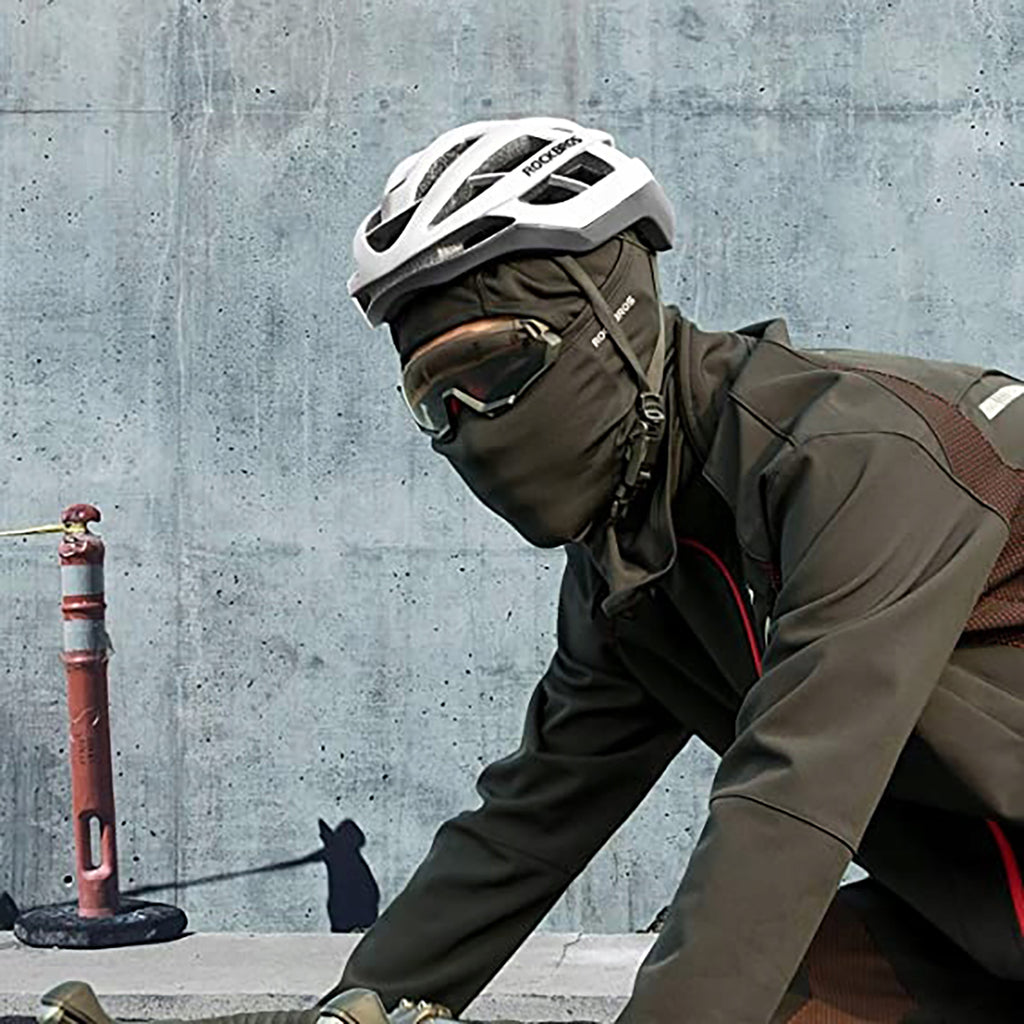 Rockbros LF7345BK sportinė balaklava su šiltiniu - juoda -- Cycling Caps & Headwear