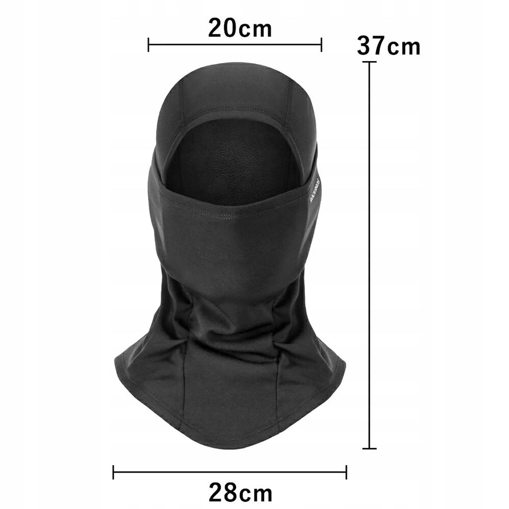 Rockbros LF7345BK sportinė balaklava su šiltiniu - juoda -- Cycling Caps & Headwear