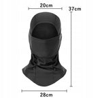 Rockbros LF7345BK sportinė balaklava su šiltiniu - juoda -- Cycling Caps & Headwear