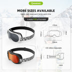 Qunature Panda Slidinėjimo akiniai vaikams - Juoda/Balta -- Cycling Eyewear