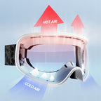 Qunature Panda Slidinėjimo akiniai vaikams - Juoda/Balta -- Cycling Eyewear
