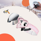 Qunature Pink slidžiavimo akiniai vaikams (dydis M/L) - Rožiniai -- Cycling Eyewear