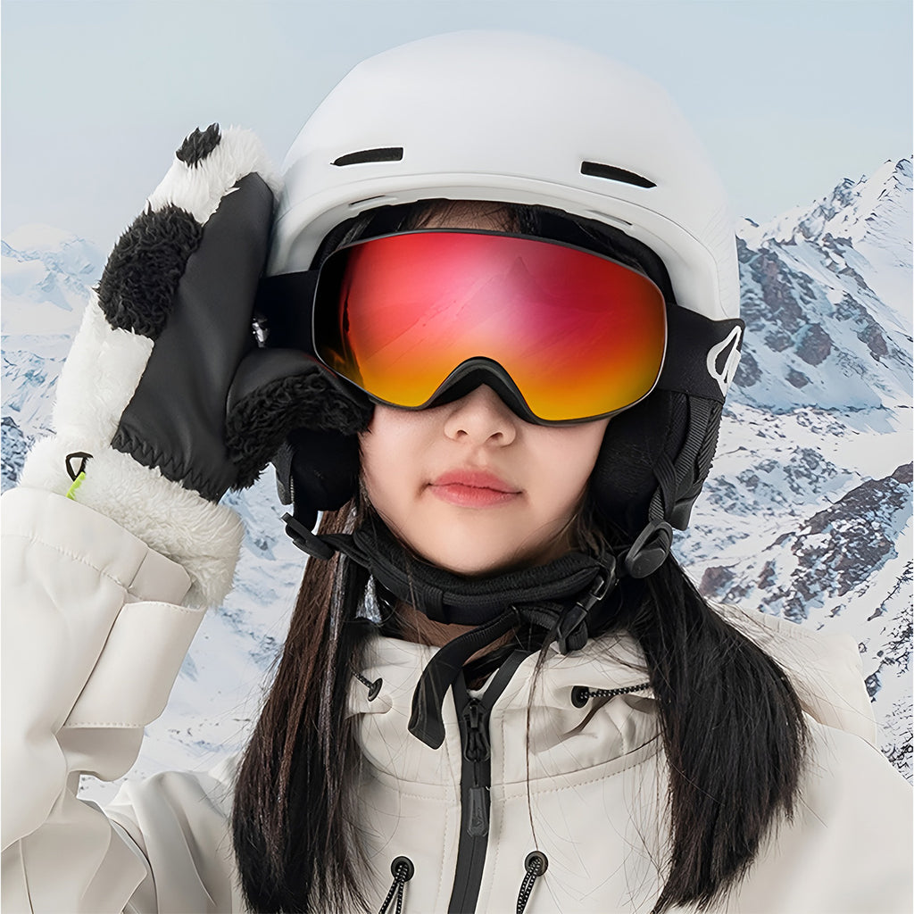 Qunature Black slidžiavimo akiniai vaikams (dydis M/L) - Juodi -- Cycling Eyewear