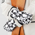 Qunature Panda Heat Transfer vaikų žieminės pirštinės dydis S - juoda/balta -- Bicycle Gloves