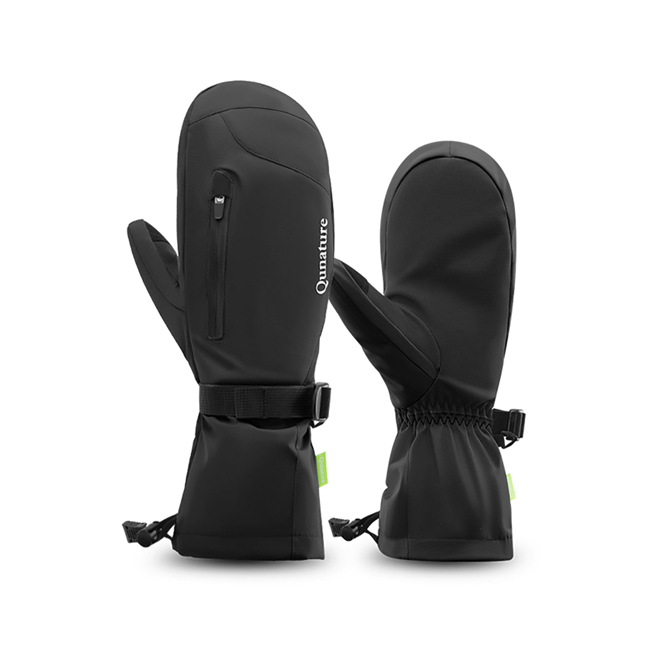 Qunature Full Length žieminės pirštinės dydis M - juodos spalvos -- Bicycle Gloves