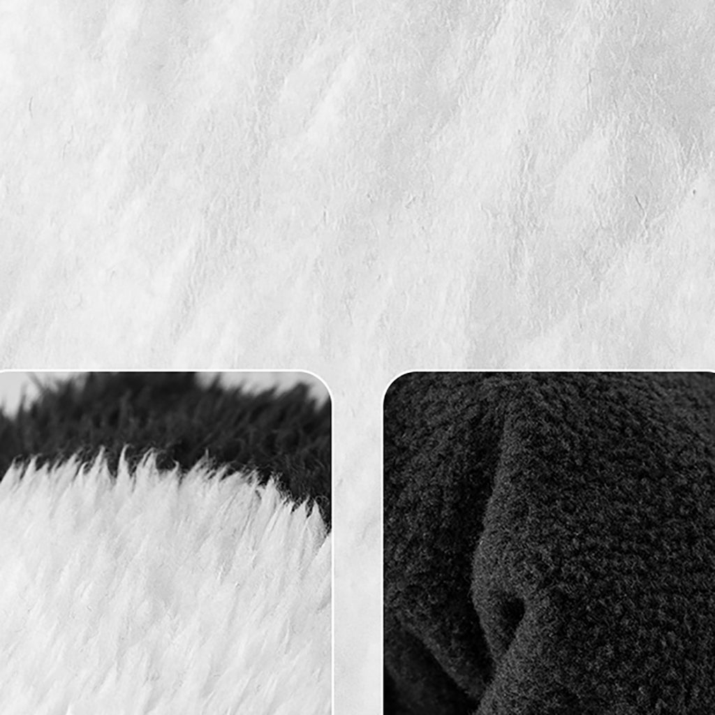 Qunature Panda žieminės pirštinės vaikams ir suaugusiems, dydis S - juoda/balta -- Bicycle Gloves