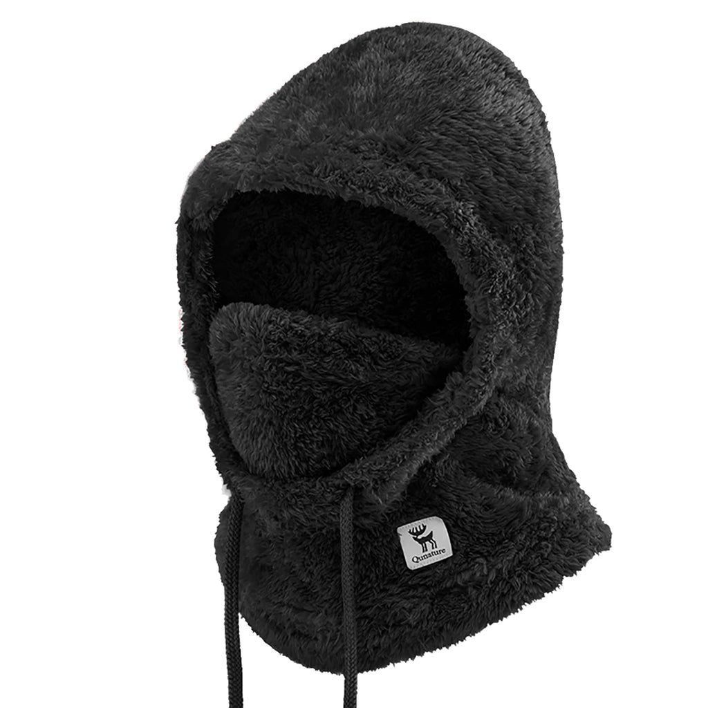 Qunature Arctic Velvet žieminė balaklava, dydis M - juoda -- Cycling Caps & Headwear