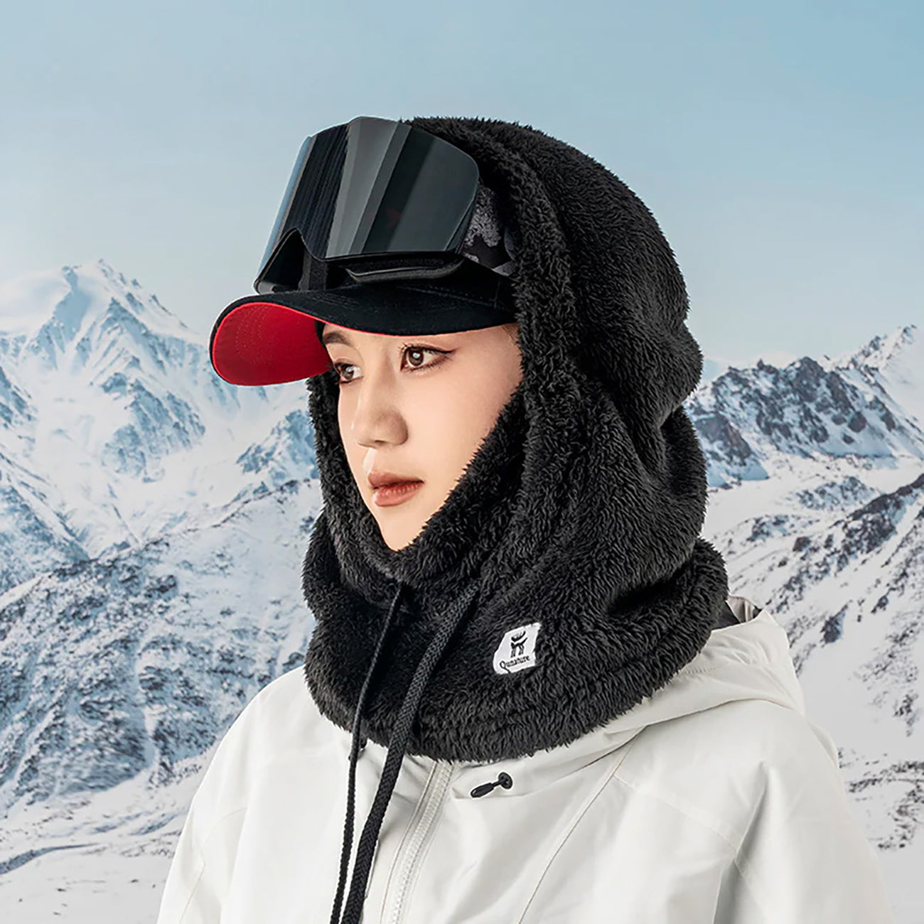Qunature Arctic Velvet Žieminė Balaviklė Dydis L - Juoda -- Cycling Caps & Headwear
