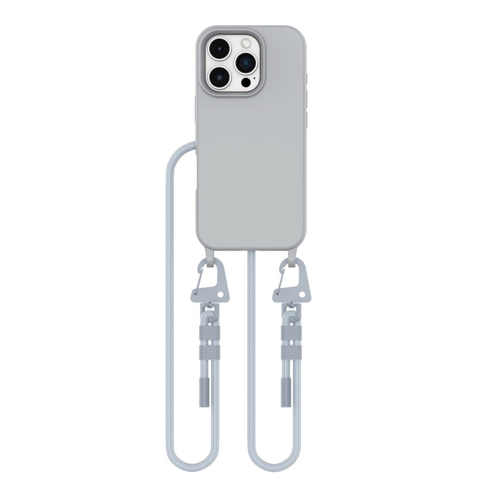 MagSafe dėklas su virvele iPhone 16 Pro Max – pilkas -- iPhone 16 Pro Max