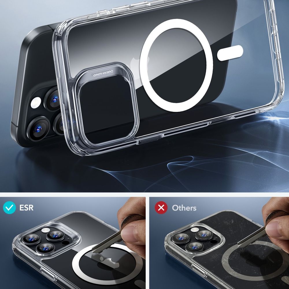 ESR HaloLock MagSafe dėklas iPhone 16 Pro Max + stiklas -- iPhone 16 Pro Max