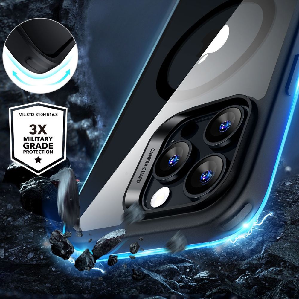 ESR MagSafe dėklas iPhone 16 Pro Max + stiklas -- iPhone 16 Pro Max