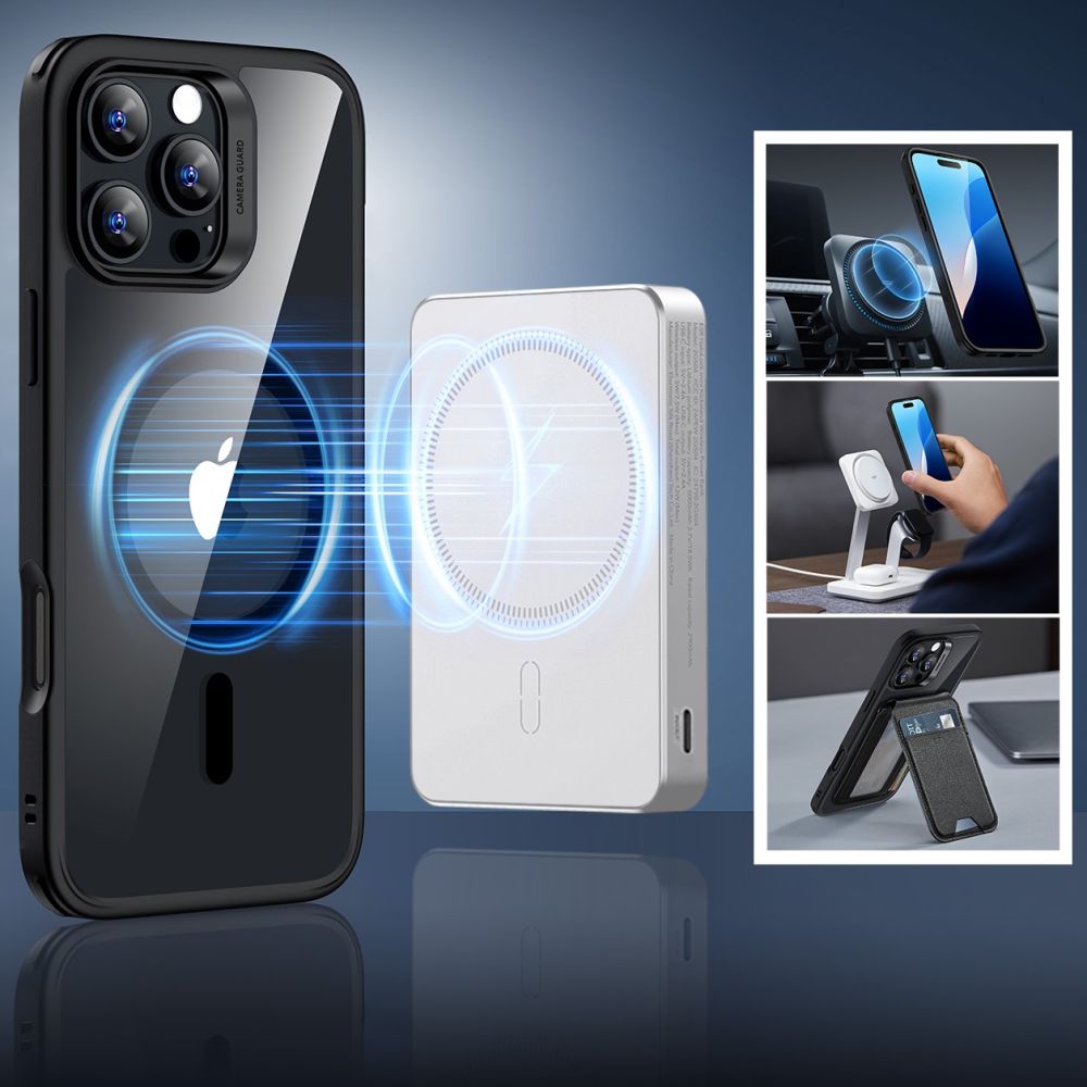 ESR MagSafe dėklas iPhone 16 Pro Max + stiklas -- iPhone 16 Pro Max