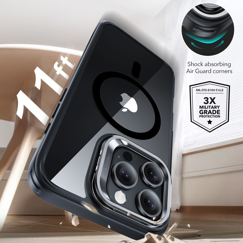 ESR MagSafe dėklas iPhone 16 Pro Max + stiklas, skaidrus -- iPhone 16 Pro Max