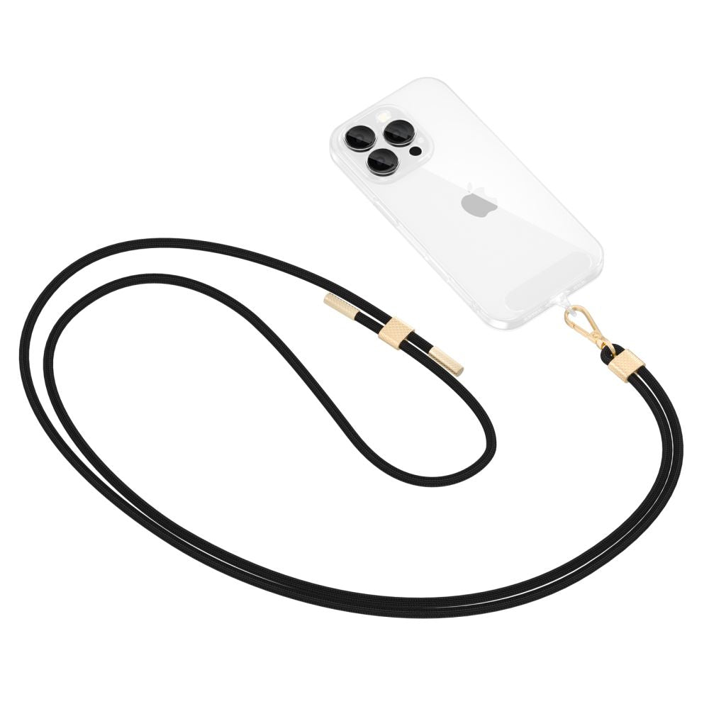Tech-Protect C2S Rope Crossbody Strap Leash - juodas -- Other phone accessories