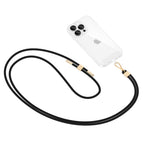 Tech-Protect C2S Rope Crossbody Strap Leash - juodas -- Other phone accessories