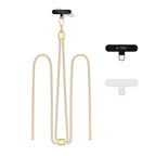 Tech-Protect C2S Rope Crossbody Strap Leash - smėlio spalvos -- Other phone accessories