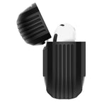 Spigen Rugged Armor dėklas AirPods 4 – juodas