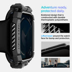 Spigen Rugged Armor dėklas Apple Watch 10 (42 mm) – juodas -- Apple Watch 10 (42mm)
