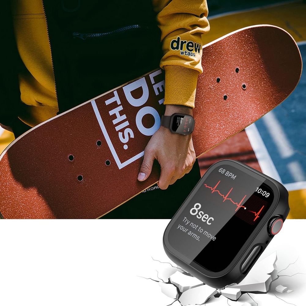 Tech-Protect Defense360 dėklas Apple Watch 10 46 mm – juodas -- Apple Watch Series 10 (46mm)