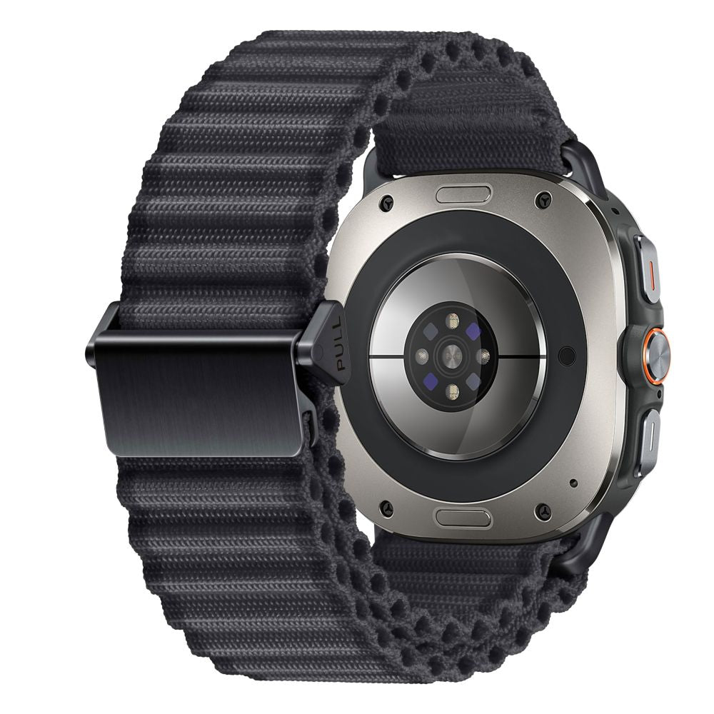 Tech-Protect Weave Pro dirželis, skirtas Samsung Galaxy Watch Ultra (47 mm) - juodas -- Samsung Galaxy Watch Ultra