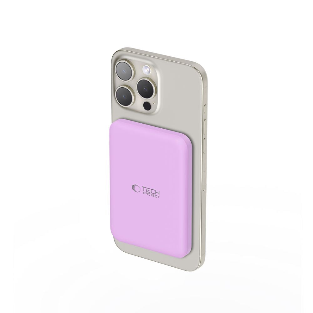 Tech-Protect išorinė baterija LifeMag MagSafe PB10 5000mAh - rožinis -- Powerbanks