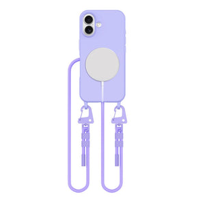 Tech-Protect MagNecklace MagSafe dėklas iPhone 16 – violetinis -- iPhone 16