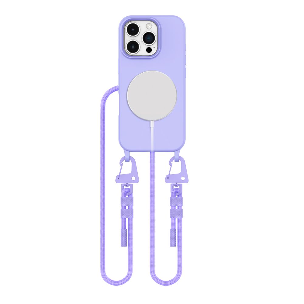 Tech-Protect MagNecklace MagSafe dėklas iPhone 16 Pro Max – violetinis -- iPhone 16 Pro Max