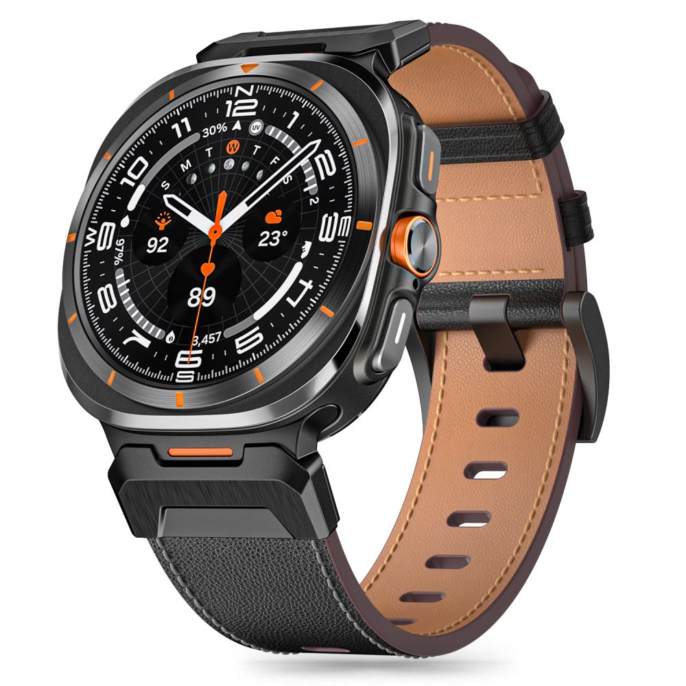 Tech-Protect Delta Pro odinis dirželis, skirtas Samsung Galaxy Watch Ultra (47mm) – juodas -- Samsung Galaxy Watch Ultra