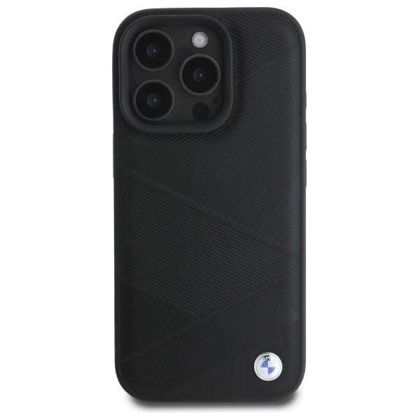 BMW odinis dėklas iPhone 16 Pro Max – juodas