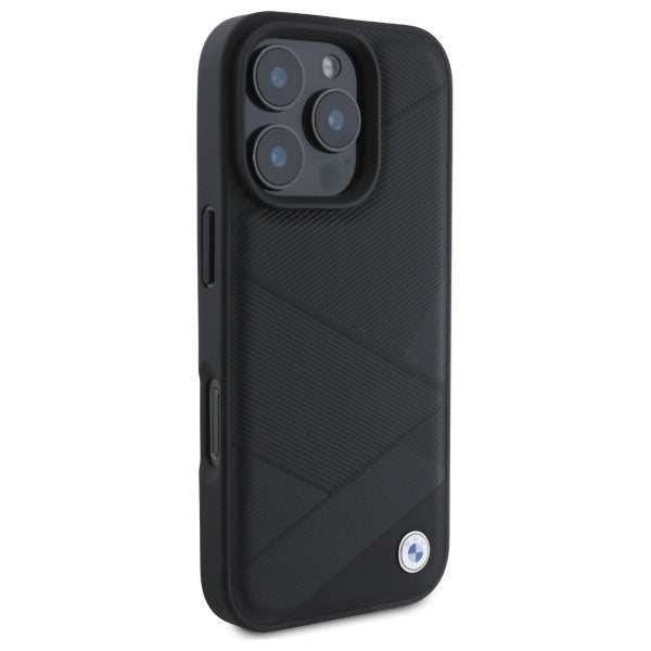 BMW odinis dėklas iPhone 16 Pro Max – juodas