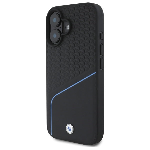 BMW Sign odinis MagSafe dėklas iPhone 16 – juodas