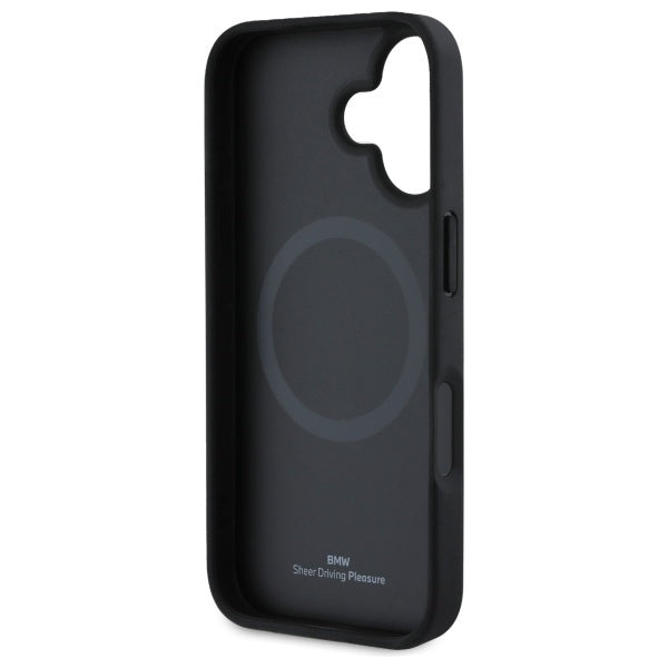BMW Sign odinis MagSafe dėklas iPhone 16 – juodas