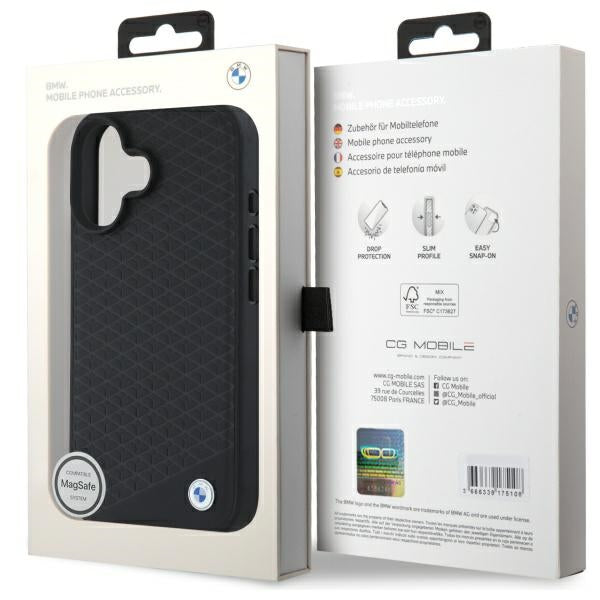 BMW odinis MagSafe dėklas iPhone 16 – juodas -- iPhone 16