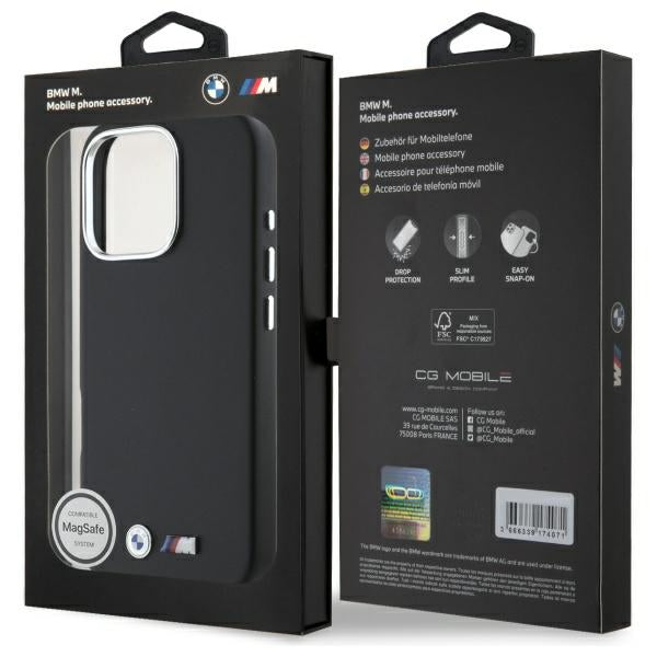 BMW M MagSafe dėklas iPhone 16 Pro Max – juodas -- iPhone 16 Pro Max