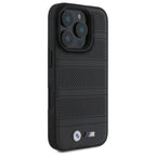 BMW M perforuotas MagSafe dėklas iPhone 16 Pro Max – juodas