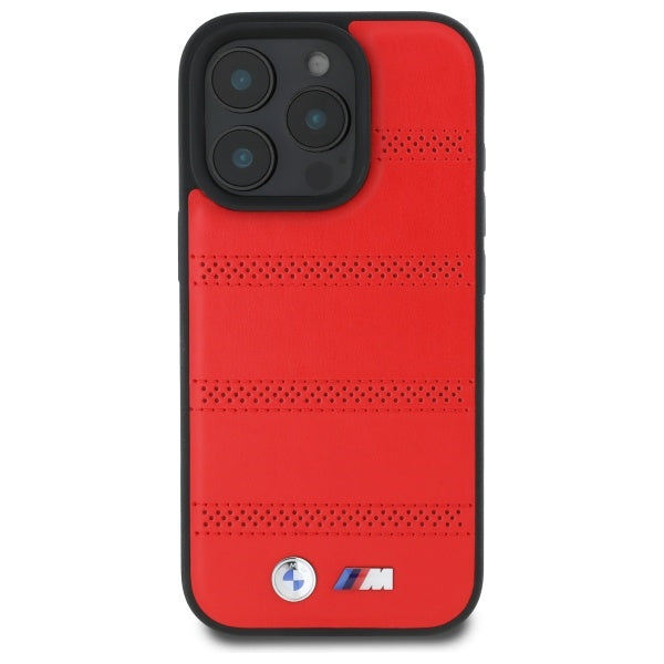 BMW M MagSafe dėklas iPhone 16 Pro Max – raudonas