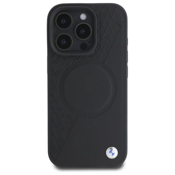 BMW odinis MagSafe dėklas iPhone 16 Pro Max – juodas