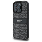 DKNY ekologiškos odos dėklas iPhone 16 Pro – juodas