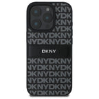 DKNY ekologiškos odos dėklas iPhone 16 Pro – juodas