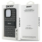 DKNY ekologiškos odos dėklas iPhone 16 Pro – juodas