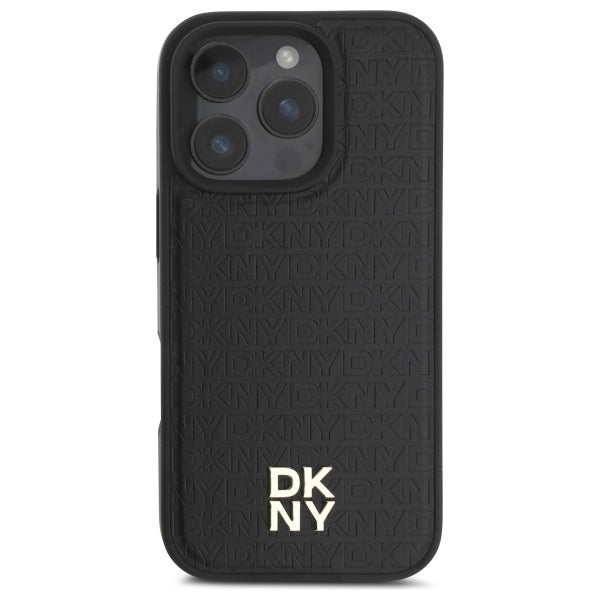 DKNY MagSafe dėklas iPhone 16 Pro – juodas