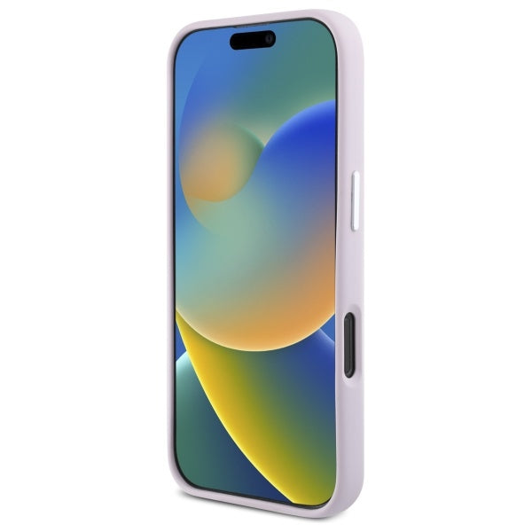 DKNY silikoninis MagSafe dėklas iPhone 16 Pro – rožinis -- iPhone 16 Pro