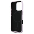 DKNY silikoninis MagSafe dėklas iPhone 16 Pro – rožinis -- iPhone 16 Pro