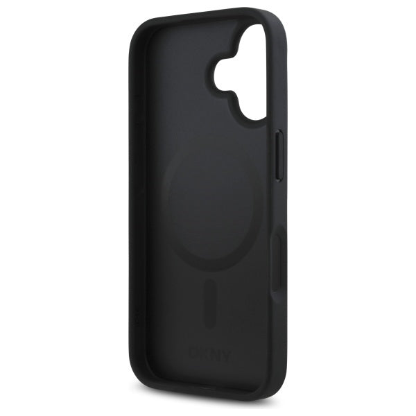 DKNY MagSafe dėklas iPhone 16 – juodas