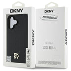 DKNY MagSafe dėklas iPhone 16 – juodas