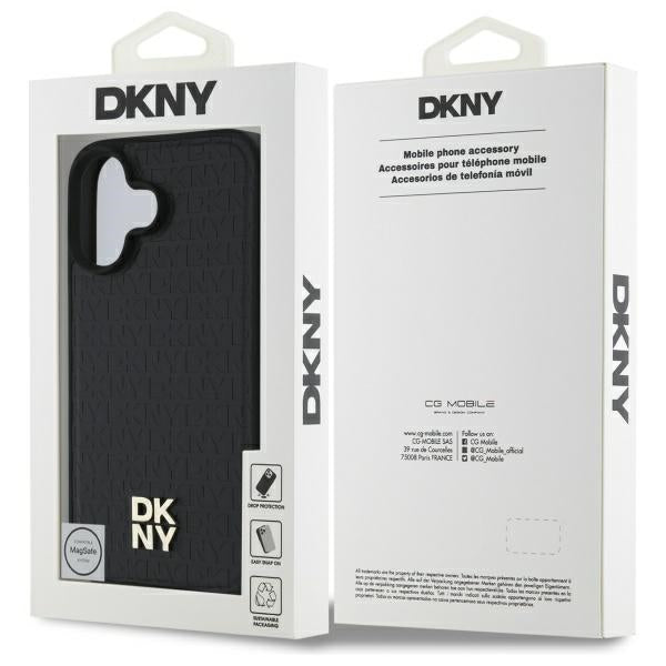 DKNY MagSafe dėklas iPhone 16 – juodas