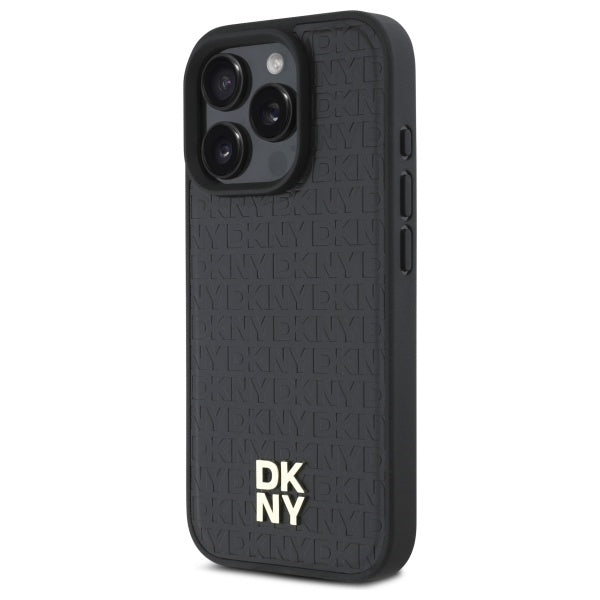 DKNY MagSafe dėklas iPhone 16 Pro Max – juodas