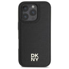 DKNY MagSafe dėklas iPhone 16 Pro Max – juodas