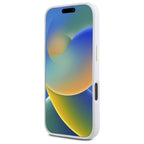 Guess silikoninis dėklas iPhone 16 Pro – baltas