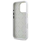 Guess silikoninis dėklas iPhone 16 Pro – baltas